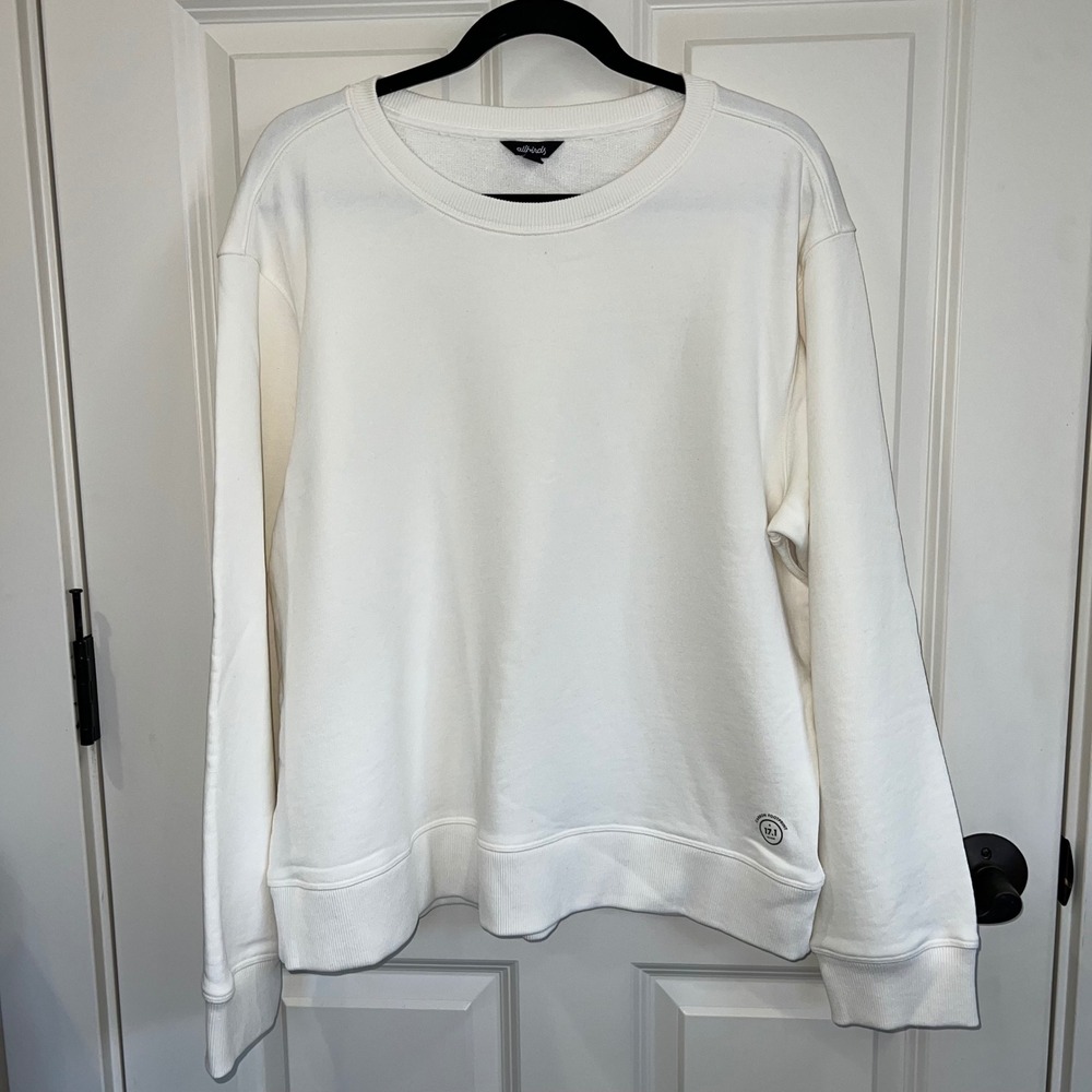 Allbirds R & R Crewneck Sweatshirt Size XXL Natural White